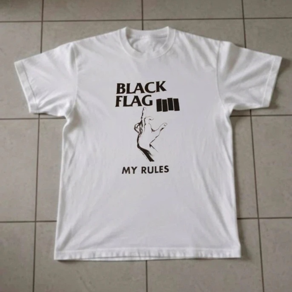 "My Rules" Graphic Tee - White